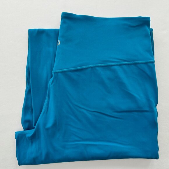 Lululemon Align High-Rise Wide-Leg Pant Size 14 Hawaiian Blue Teal $128 Lounge - Picture 5 of 5